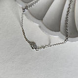 Срібне кольє Proba з фіанітами, вага виробу 3,71 гр (2184775) 600 розмір, фото 5