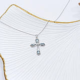 Срібне кольє Proba з натуральним топазом 1.099ct, вага виробу 3,87 г (2167617) 450500 розмір, фото 6