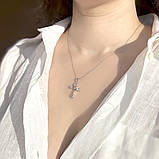 Срібне кольє Proba з натуральним топазом 1.099ct, вага виробу 3,87 г (2167617) 450500 розмір, фото 7