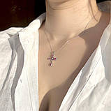 Срібне кольє Proba з натуральним рубіном 1.329ct, вага виробу 3,89 г (2167624) 450500 розмір, фото 7