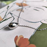 Срібне кольє Proba з без каменів, вага виробу 3,04 г (2184805) 450500 розмір, фото 3