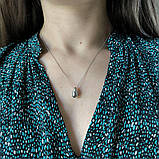 Срібне кольє Proba з без каменів, вага виробу 3,04 г (2184805) 450500 розмір, фото 8