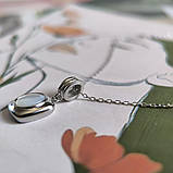 Срібне кольє Proba з натуральним перламутром, вага виробу 3,69 г (2184836) 450500 розмір, фото 6