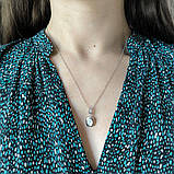 Срібне кольє Proba з натуральним перламутром, вага виробу 3,69 г (2184836) 450500 розмір, фото 8