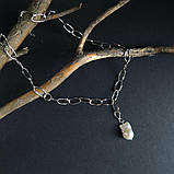 Срібне кольє Proba з натуральними перлами барочним, вага виробу 23,4 г (2185000) 500 розмір, фото 6