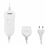 Електроковдра односпальна 150х80см з регулятором температури Mesko MS7419 Електропростирадло із захистом від перегрівання, фото 3