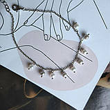 Срібний браслет Proba з натуральними перлами, вага виробу 2,52 г (2185178) 1720 розмір, фото 3