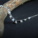 Срібний браслет Proba з натуральними перлами, вага виробу 2,52 г (2185178) 1720 розмір, фото 4