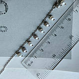 Срібний браслет Proba з натуральними перлами, вага виробу 2,52 г (2185178) 1720 розмір, фото 5