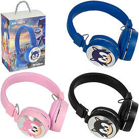 Наушники накладные Bluetooth с мультяшным персонажем AH-706D3