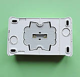 Розетка подвійна Vi-KO Carmen біла, накладна, фото 3