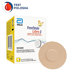 Сенсор FreeStyle Libre 3 (Фристайл Лібре 3) 1 пак. і 1 тейп у комплекті
