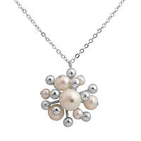 Срібне кольє Proba з натуральними перлами, вага виробу 8,07 г (2185208) 450500 розмір