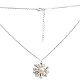 Срібне кольє Proba з натуральними перлами, вага виробу 8,07 г (2185208) 450500 розмір, фото 2