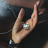 Срібне кольє Proba з натуральними перлами, вага виробу 8,07 г (2185208) 450500 розмір, фото 6