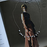 Срібне кольє Proba з натуральними перлами, вага виробу 4,28 г (2185253) 450500 розмір, фото 4