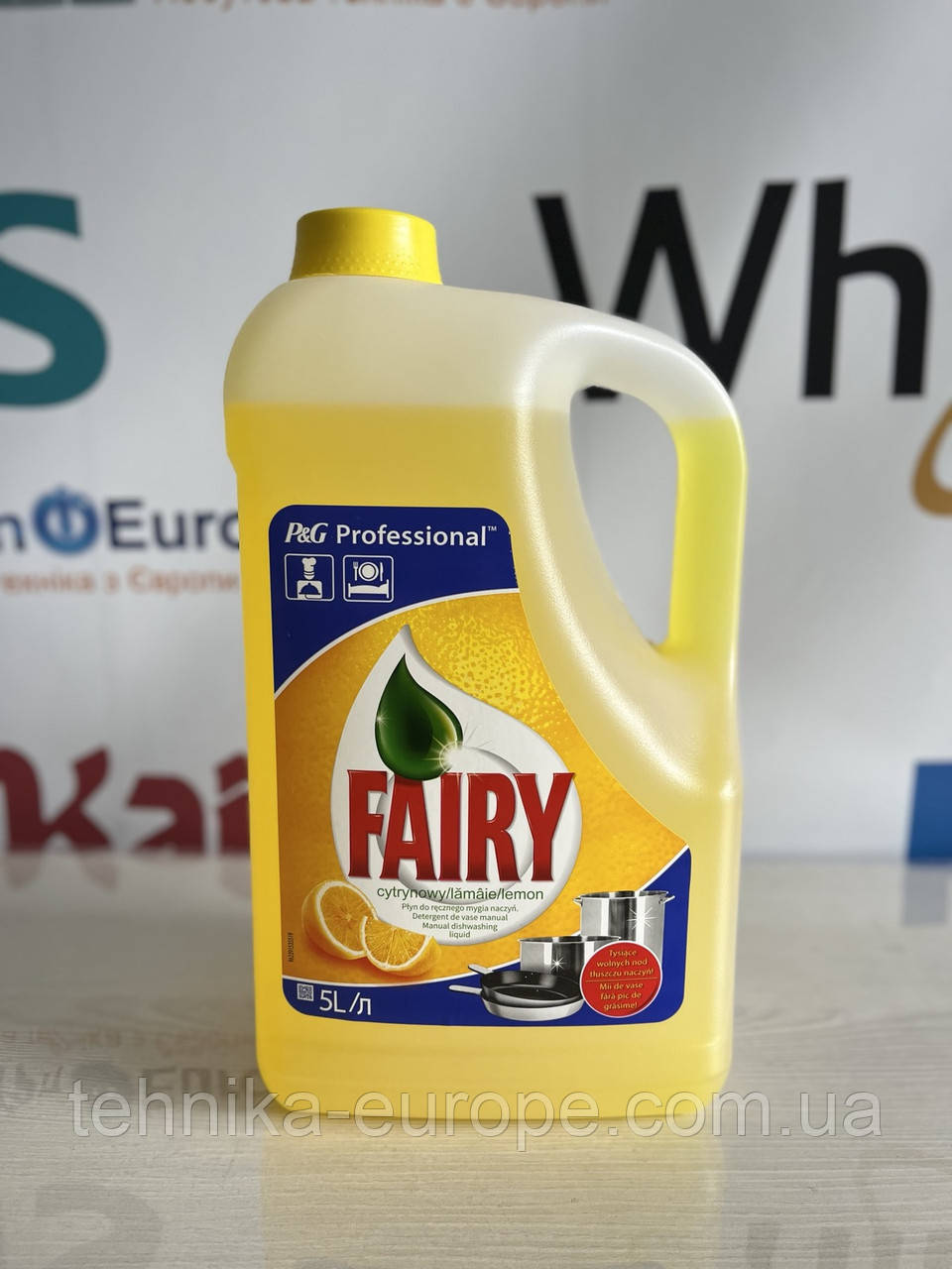 Засіб для миття посуду лимон 5л. D37, фото 1