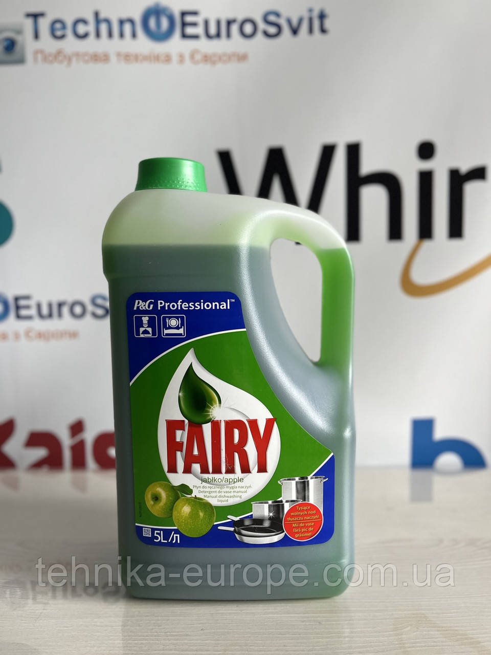 Засіб для миття посуду Fairy яблуко 5л. D36, фото 1