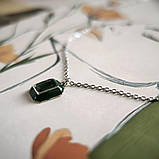 Срібне кольє Proba з фіанітами, ємалю, вага виробу 2,1 г (60002240) 400450 розмір, фото 3