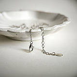 Срібне кольє Proba з фіанітами, ємалю, вага виробу 2,1 г (60002240) 400450 розмір, фото 4