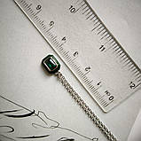 Срібне кольє Proba з фіанітами, ємалю, вага виробу 2,1 г (60002240) 400450 розмір, фото 5