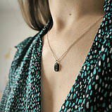 Срібне кольє Proba з фіанітами, ємалю, вага виробу 2,1 г (60002240) 400450 розмір, фото 8