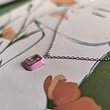 Срібне кольє Proba з фіанітами, ємалю, вага виробу 2,13 г (60002241) 400450 розмір, фото 3