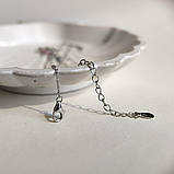 Срібне кольє Proba з фіанітами, ємалю, вага виробу 2,13 г (60002241) 400450 розмір, фото 5