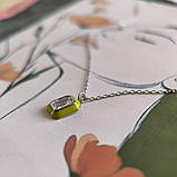 Срібне кольє Proba з фіанітами, ємалю, вага виробу 2,13 г (60002242) 400450 розмір, фото 2