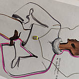 Срібне кольє Proba з фіанітами, ємалю, вага виробу 2,13 г (60002242) 400450 розмір, фото 4