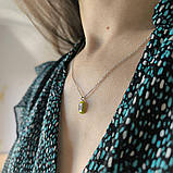 Срібне кольє Proba з фіанітами, ємалю, вага виробу 2,13 г (60002242) 400450 розмір, фото 8