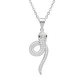 Срібне кольє Proba з фіанітами, вага виробу 3,67 г (2185697) 400450 розмір, фото 2