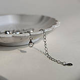 Срібне кольє Proba з фіанітами, вага виробу 3,67 г (2185697) 400450 розмір, фото 5