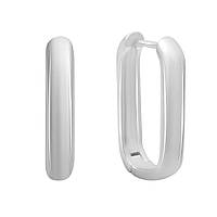 Срібні сережки Proba без каменів (2185840)