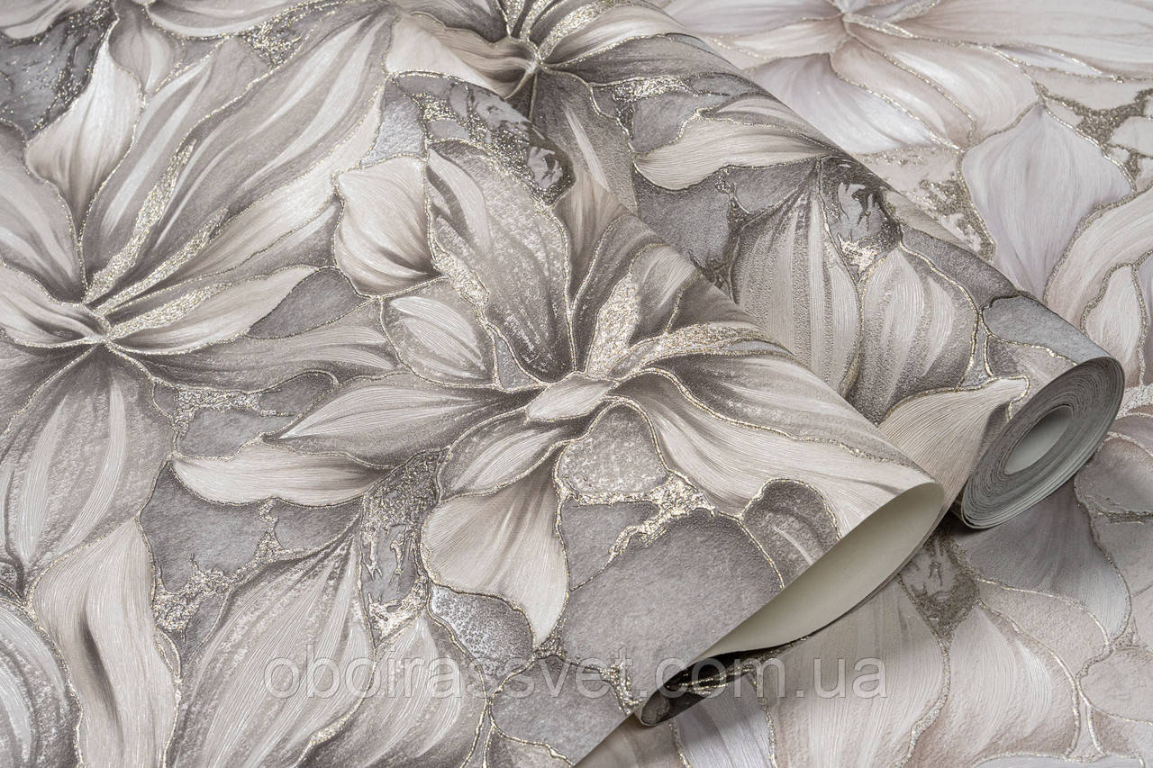 Шпалери 8786-10 довжина 15 м, ширина 1.06 = 5 смуг по 3 м кожна,вініл гарячого тиснення на флізеліні,