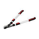 Секатор ковадловий для гілок Ø≤ 40 мм з алюмінієвими телескопічними ручками l= 66-91 см Yato YT-88294, фото 6