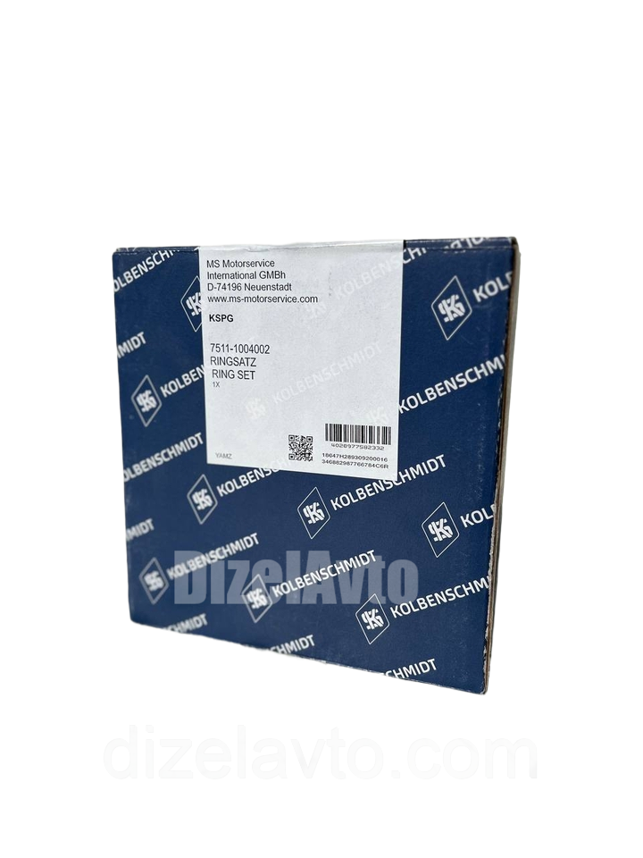 Кільця поршневі ЯМЗ-7511; -236НЕ2, -238ДЕ2; ( Поршнекомплект ) Kolbenschmidt 7511.1004002