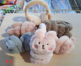 Хутряні навушники "Котик"