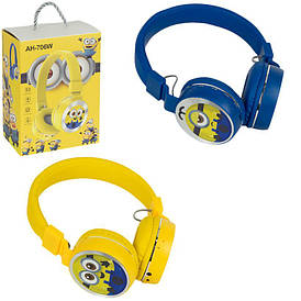 Навушники накладні Bluetooth з мультяшним персонажем AG-706W