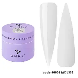 Гель для нарощування нігтів DNKa' Builder Gel Mousse #0001, 30 мл