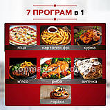Потужна фритюрниця без олії Top Kitchen 4200Вт мультипіч електрична 10л зі знімною чашею аерогриль фритюр, фото 4