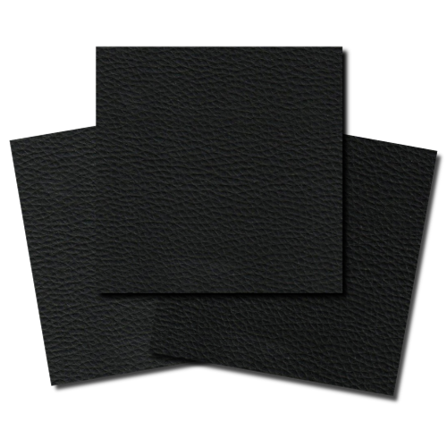 Шкірзамінник самоклеючий (вінілісшкіра)   10х10см комплект 3шт. Чорний, фото 1