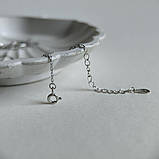 Срібне кольє Proba з бірюзою, вага виробу 2,78 г (60002290) 450500 розмір, фото 4