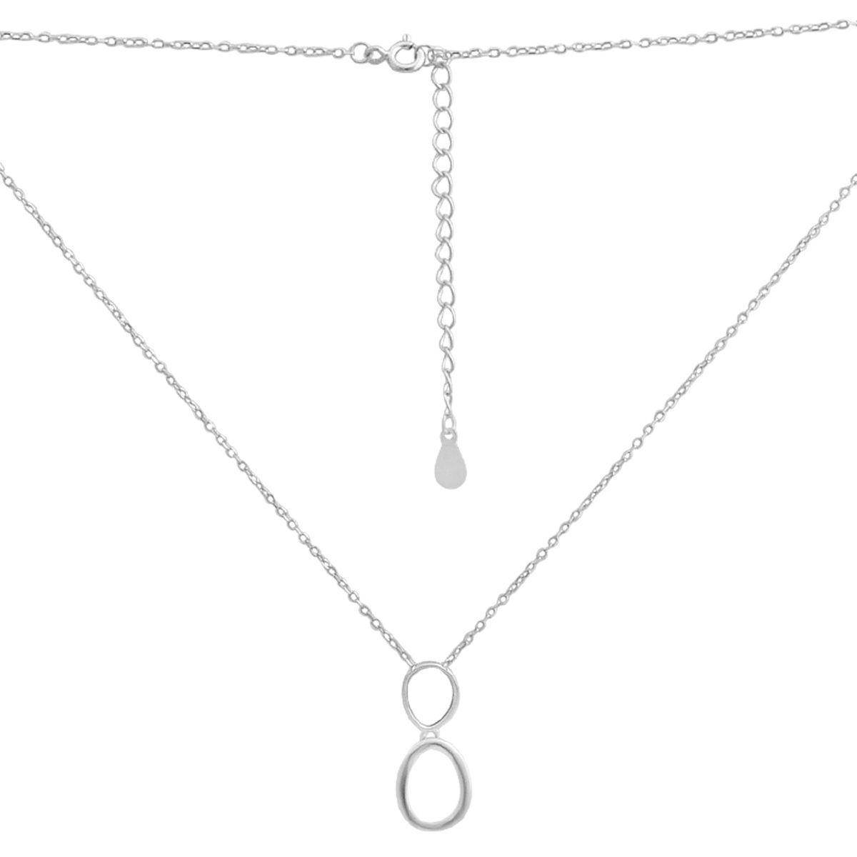 Срібне кольє Proba з натуральним перламутром, вага виробу 2,63 г (60002291) 450500 розмір, фото 1