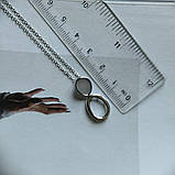 Срібне кольє Proba з натуральним перламутром, вага виробу 2,63 г (60002291) 450500 розмір, фото 3