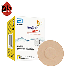 Сенсор FreeStyle Libre 3 (Фристайл Лібре 3) 1 пак. і 1 тейп у комплекті