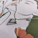 Срібне кольє Proba з натуральним перламутром, вага виробу 3,33 г (2186496) 450500 розмір, фото 2