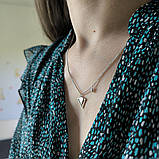 Срібне кольє Proba з натуральним перламутром, вага виробу 3,33 г (2186496) 450500 розмір, фото 8