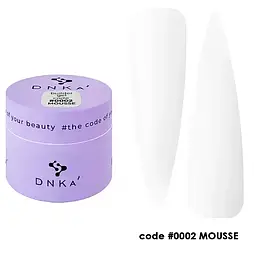 Гель для нарощування нігтів DNKa' Builder Gel Mousse #0002, 15 мл