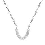 Срібне кольє Proba з фіанітами, вага виробу 2,09 г (2186762) 400450 розмір, фото 2